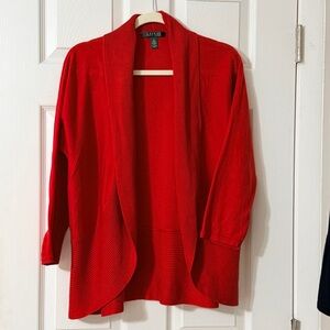 Ralph Lauren Women's Vibrant Red Cardigan